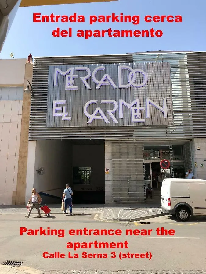 Ancha Del Carmen Ave Centro Malaga Madmar Lujo New Zambrano 아파트